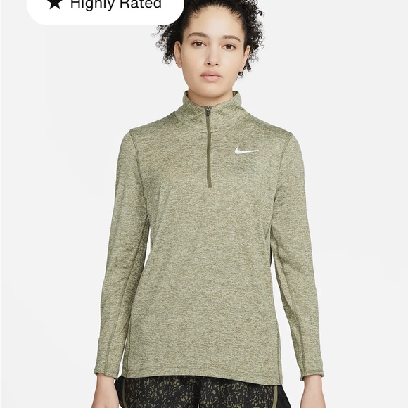 Nike Fit Dry Women's 1/2-Zip Running Top - Picture 7 of 7